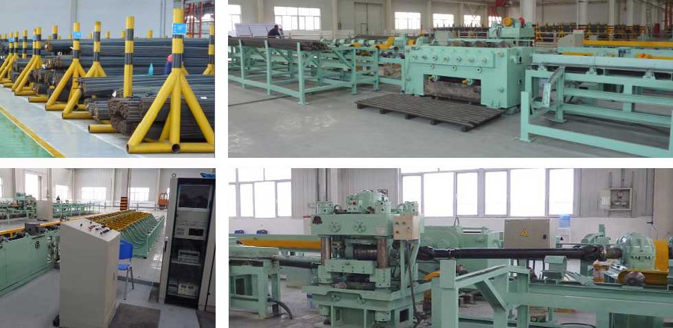 Materialhandhabung und Richten von Pumpengestängen