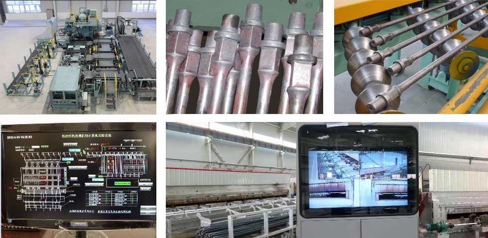 Automatische kontinuierliche Stauchlinie für Pumpengestänge