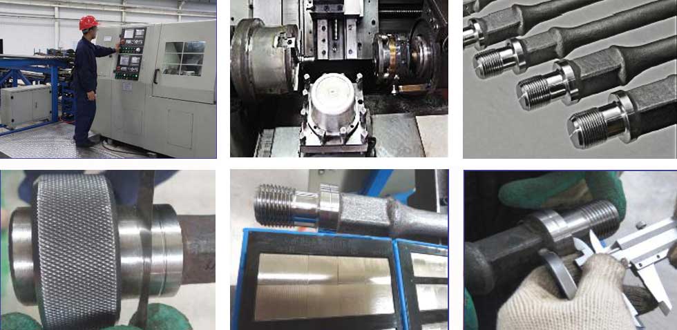 CNC-Bearbeitung von Pumpenstangenenden und -gewinden