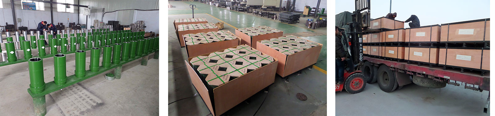 Prüfung und Verpackung von Spülpumpenlaufbuchsen