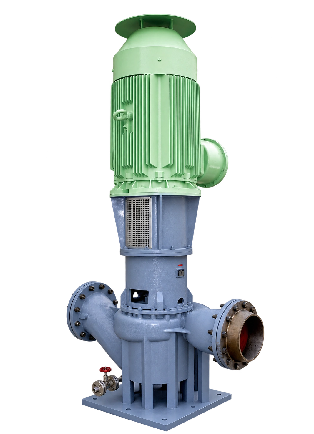 Vertikale Inline-Pumpe aus dem bestehenden English-03-Katalog.