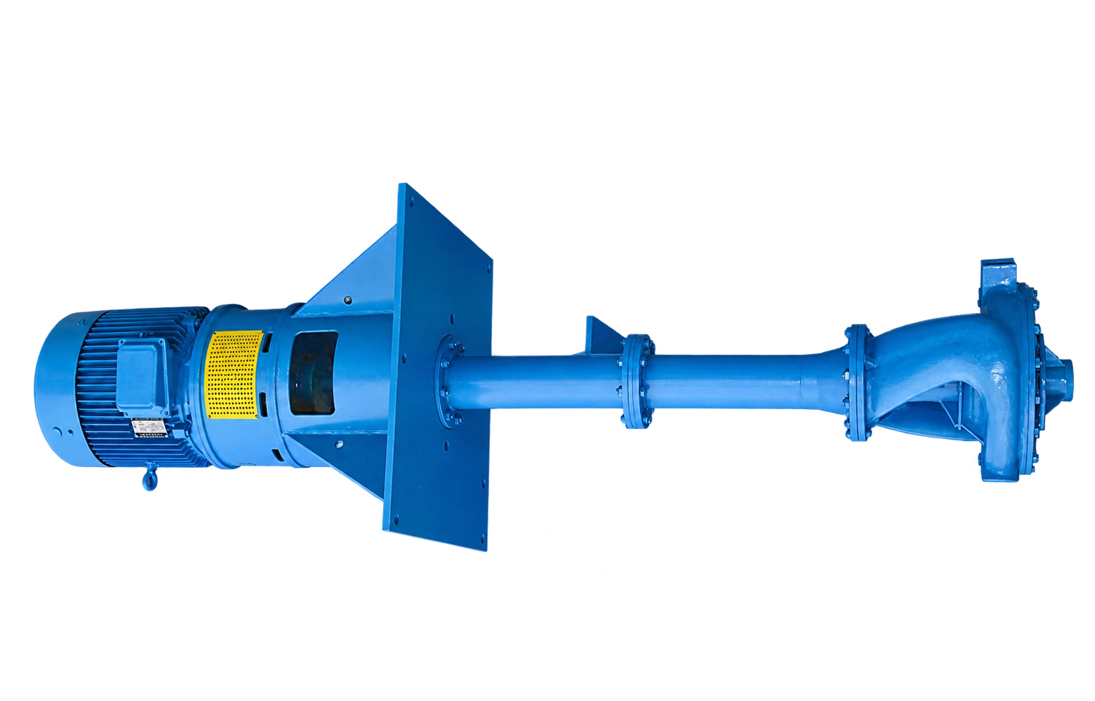 VS2-Pumpenaggregat zur Veranschaulichung horizontal dargestellt.
