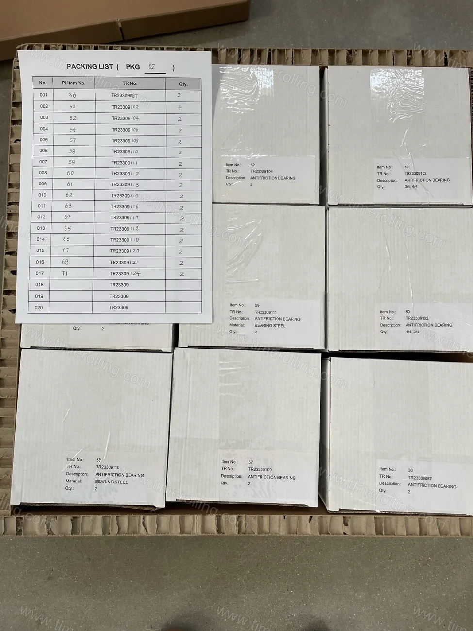 Ersatzlager für BBTD, BBS & CD8 02