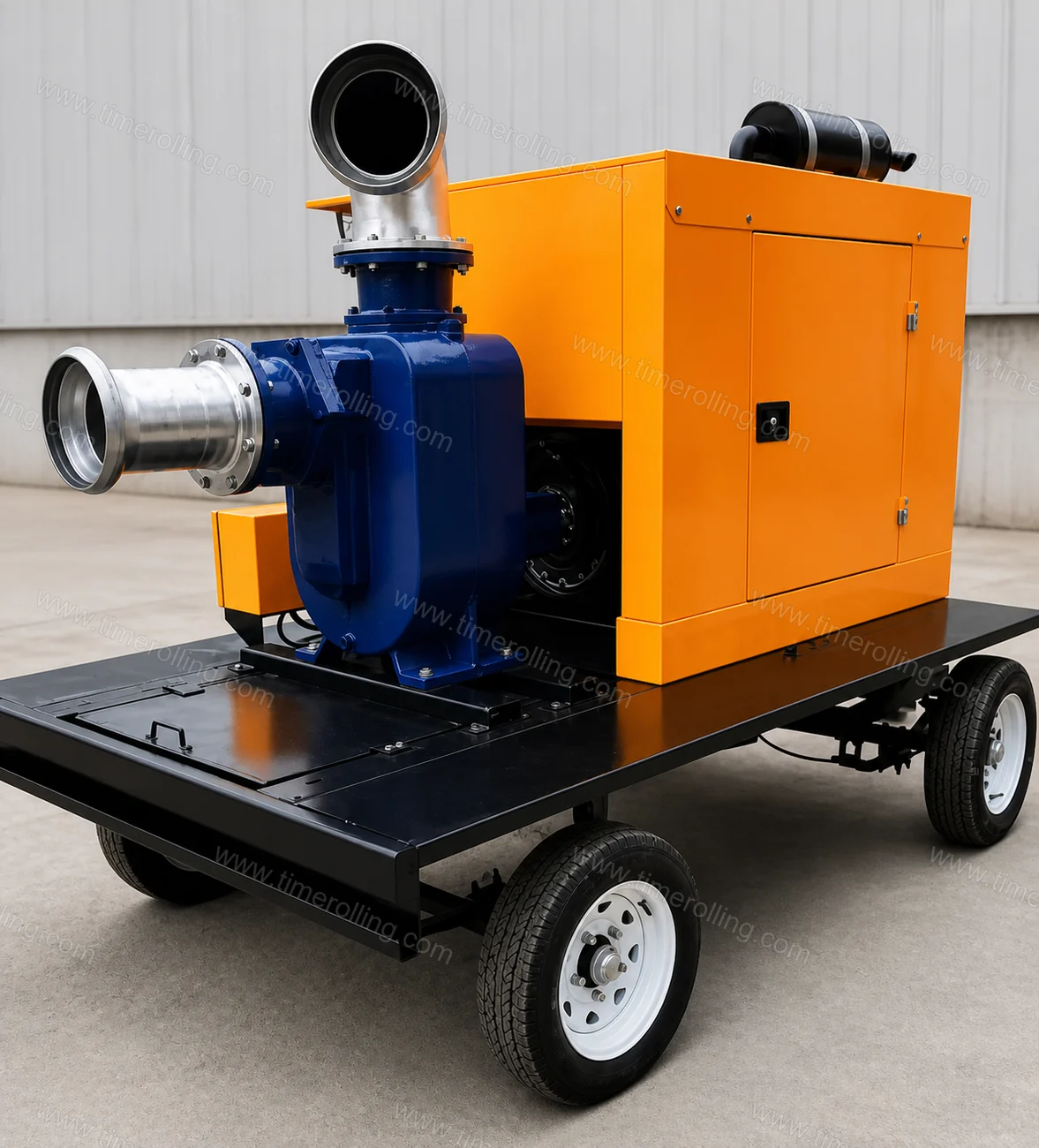 Mobile Pumpen auf Anhänger — Produktfoto 07
