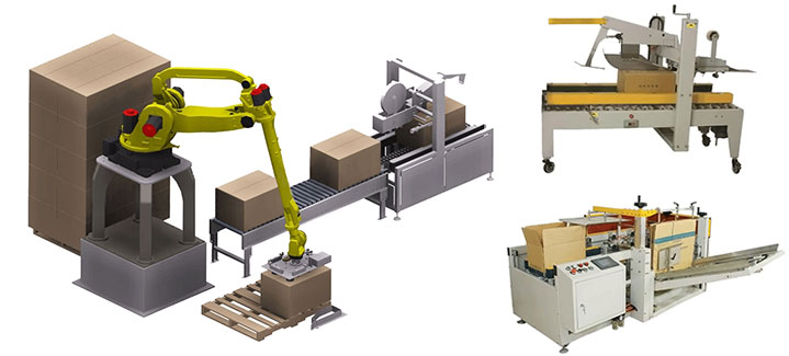 Automatische Palettierlinie