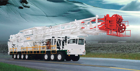 Mobile Workover-Anlage für Bohrlochwartung